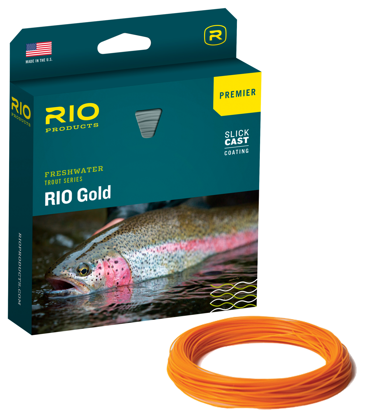 RIO Premier RIO Gold Fly Line - Orange - 90' - 6 Wt.