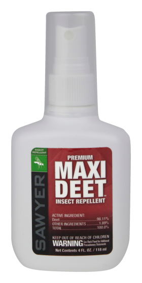 Sawyer MAXI-DEET Low-Odor Insect Repellent Spray