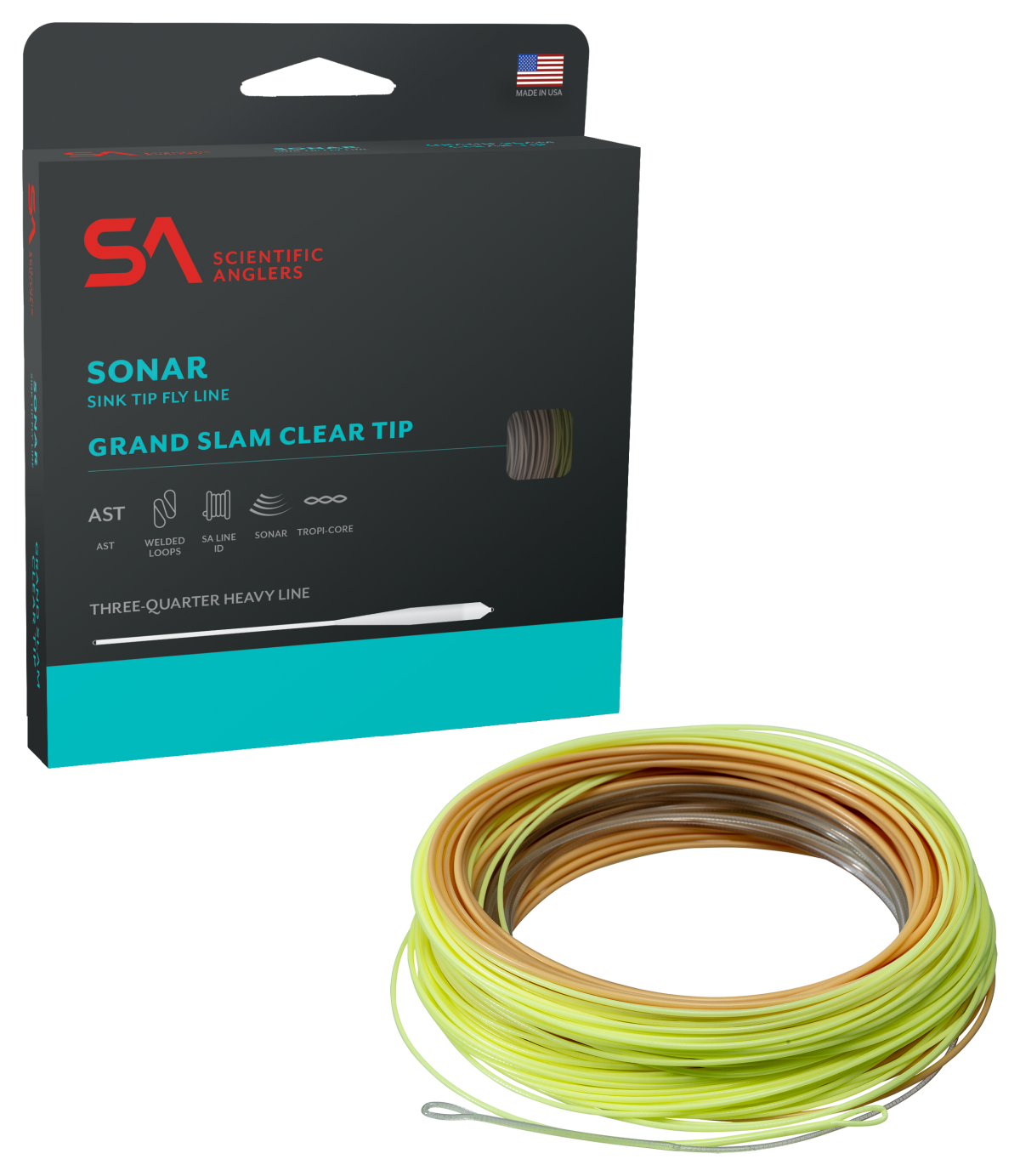 Scientific Anglers Sonar Grand Slam Clear-Tip Fly Line - 10 lb.