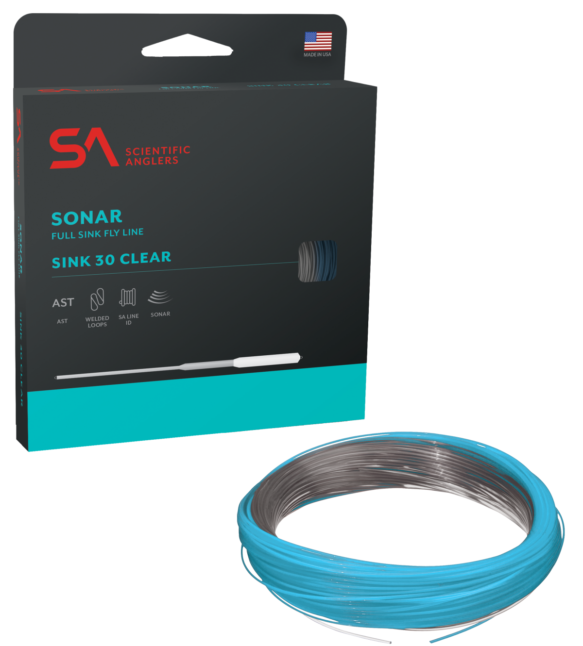 Scientific Anglers Sonar Sink 30 Warm Fly Line - 300 gr