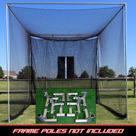 TrueShot Golf 10x10 Ultimate Golf Hitting Net with Frame Kit