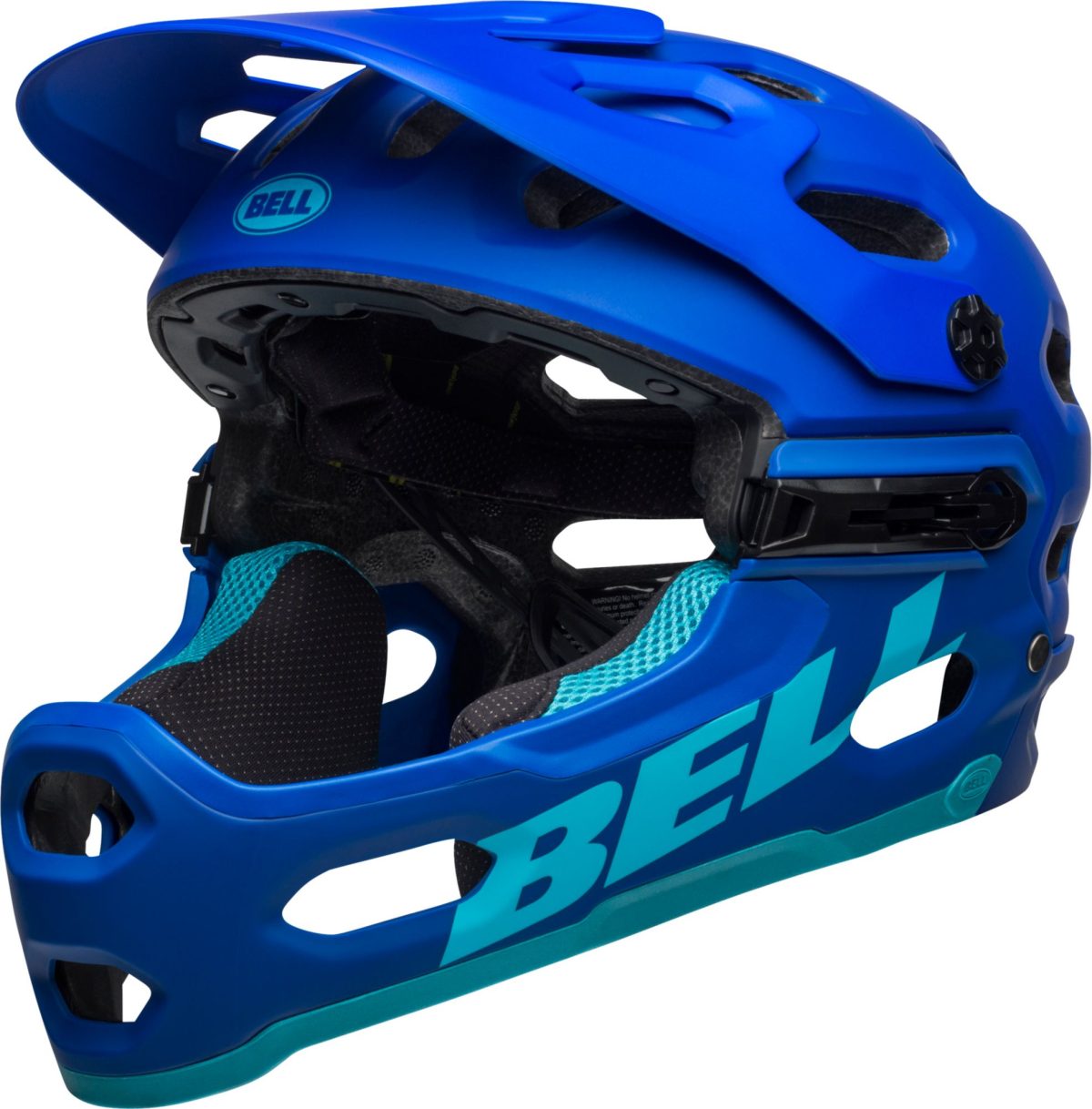 Bell Adult Super 3R MIPS Bike Helmet, Medium, Matte Blue