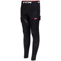 CCM Compression Youth Pants with Jock/Tabs in Black Size Large