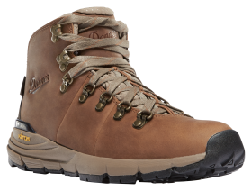 Danner Mountain 600 Leather Waterproof Hiking Boots for Ladies - Rich Brown - 5.5M