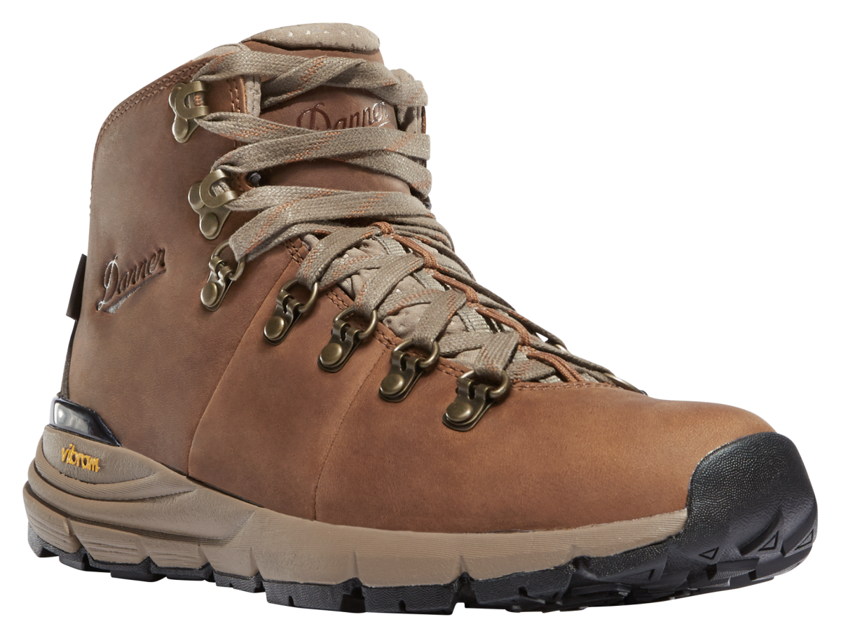 Danner Mountain 600 Leather Waterproof Hiking Boots for Ladies - Rich Brown - 5M