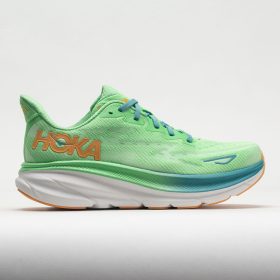 HOKA Clifton 9 Men's Running Shoes Zest/Lime Glow