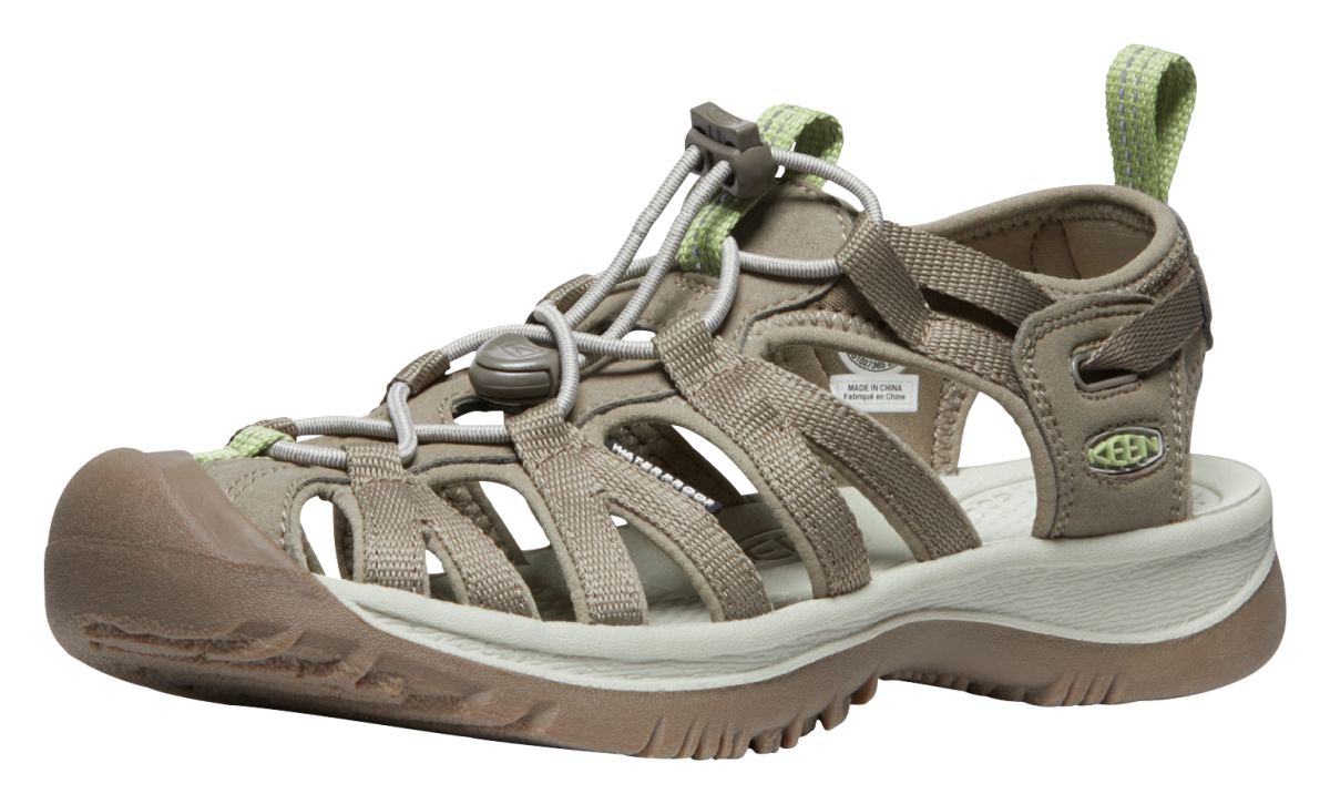 KEEN Whisper Sandals for Ladies - Timberwolf/Tarragon - 10M