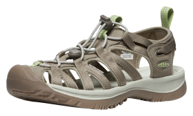 KEEN Whisper Sandals for Ladies - Timberwolf/Tarragon - 6.5M