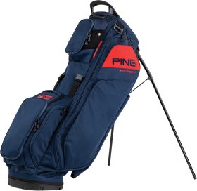 PING Hoofer 14 Stand Bag 2023 in Navy/Red