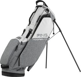 PING Hoofer Lite Stand Bag 2023 in Heathered Grey/Platinum Black