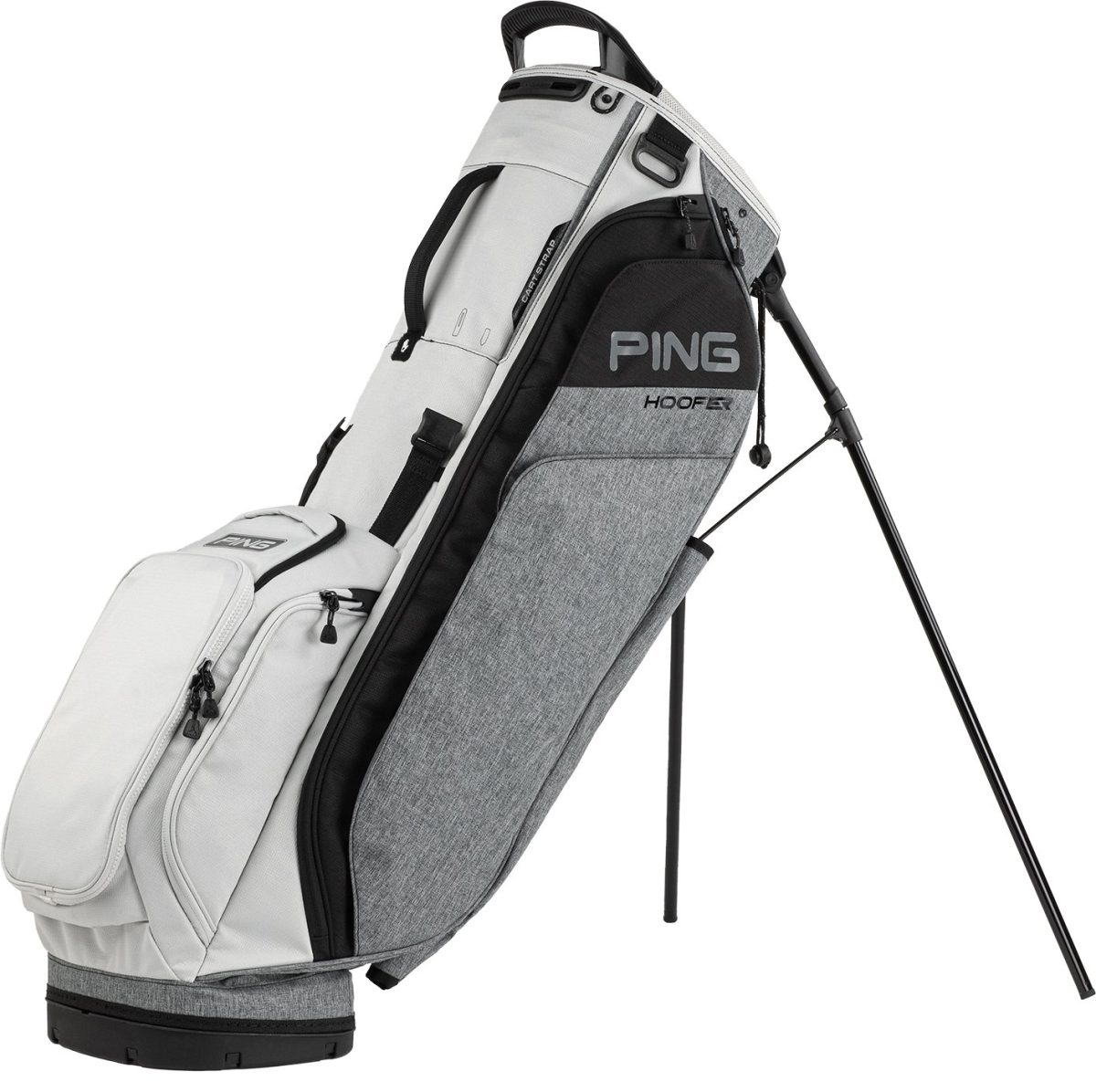 PING Hoofer Stand Bag 2023 in Heathered Grey/Platinum Black