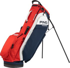 PING Hoofer Stand Bag 2023 in Navy/Red/White