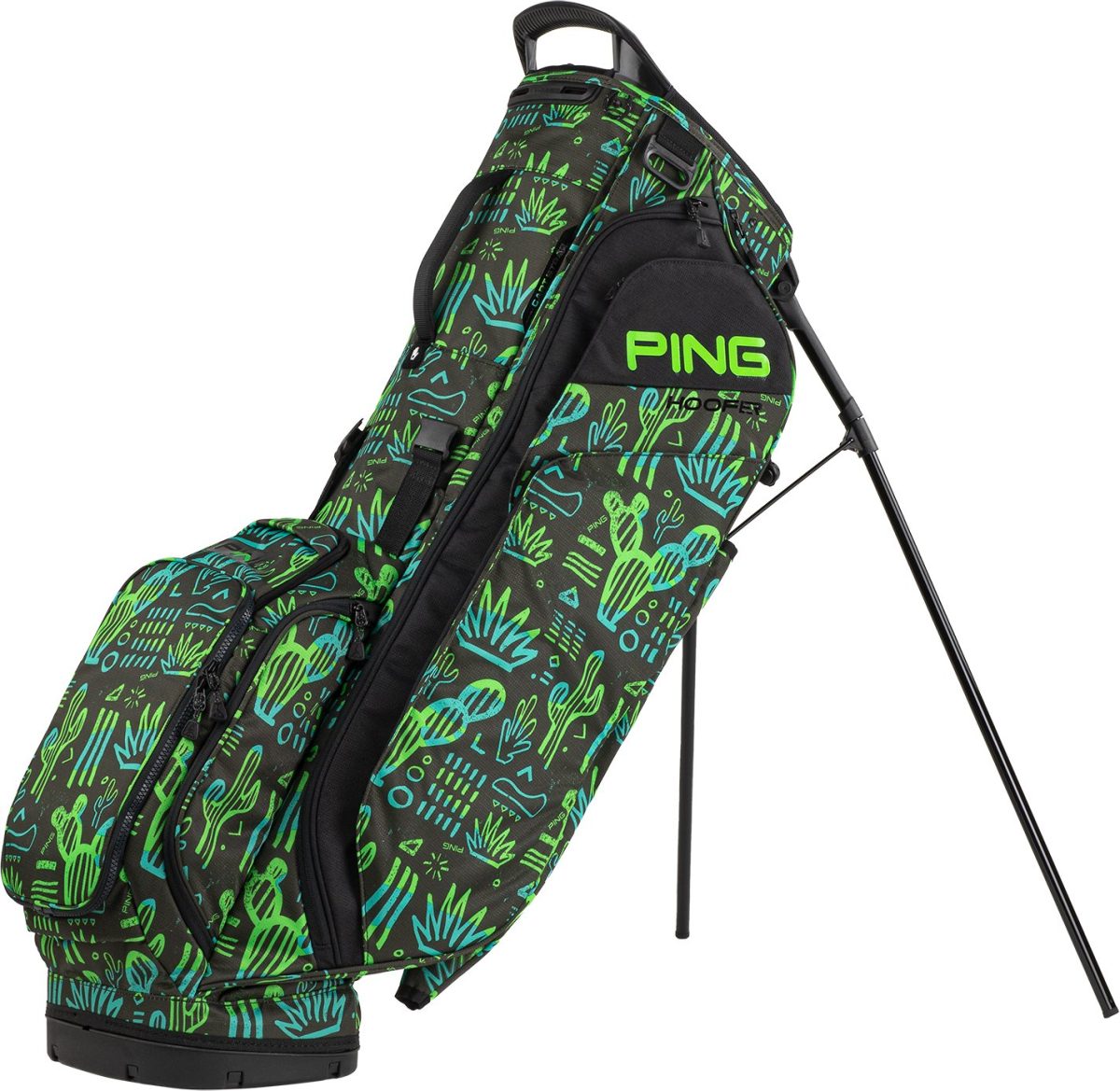 PING Hoofer Stand Bag 2023 in Neon Cactus