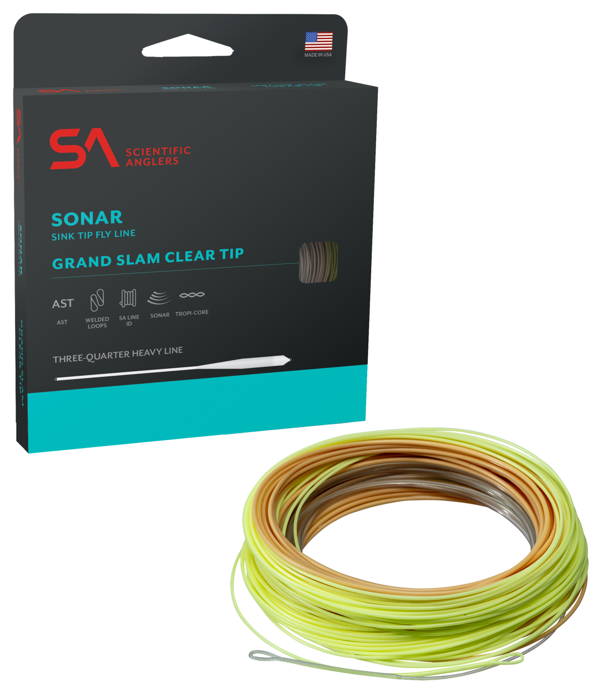 Scientific Anglers Sonar Grand Slam Clear-Tip Fly Line - 9 lb.