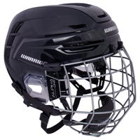 Warrior Alpha One Hockey Helmet Combo in Black