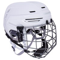 Warrior Alpha One Hockey Helmet Combo in White