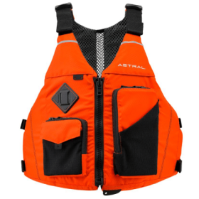 Astral E-Ronny Life Jacket for Men - Fire Orange - L/XL