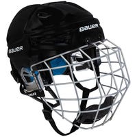 Bauer RE-AKT 65 Senior Hockey Helmet Combo in Black