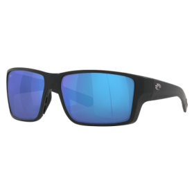 Costa Del Mar Reefton PRO 580G Glass Polarized Sunglasses - Matte Black/Blue Mirror - Large