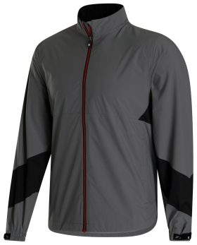 FootJoy Men's Hydrolite X Golf Rain Jacket in Charcoal/Black, Size S
