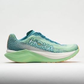 HOKA Mach X Men's Running Shoes Ocean Mist/Lime Glow
