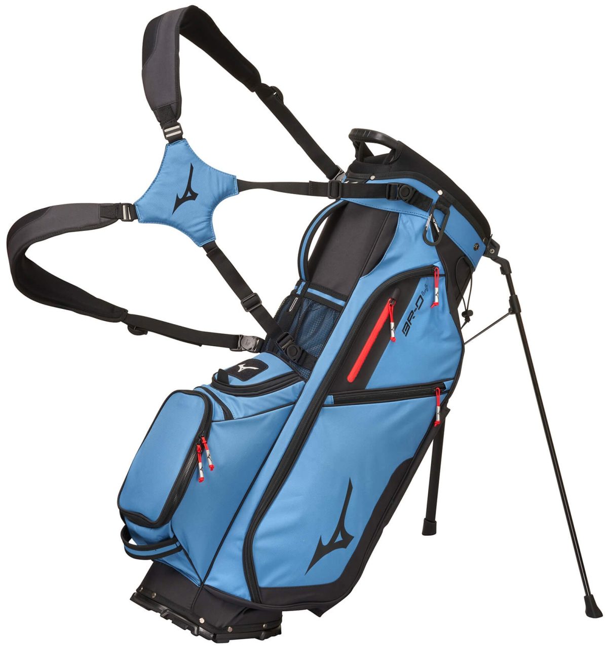 Mizuno Men's Br-D4 Stand Bag 2023 in California Blue/Black