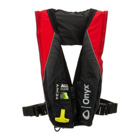 Onyx A/M-24 All Clear Automatic/Manual Inflatable Life Jacket (PFD) in Red