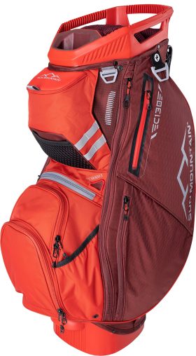 Sun Mountain Men's C-130 Cart Bag 2024 in Port/Rush Red