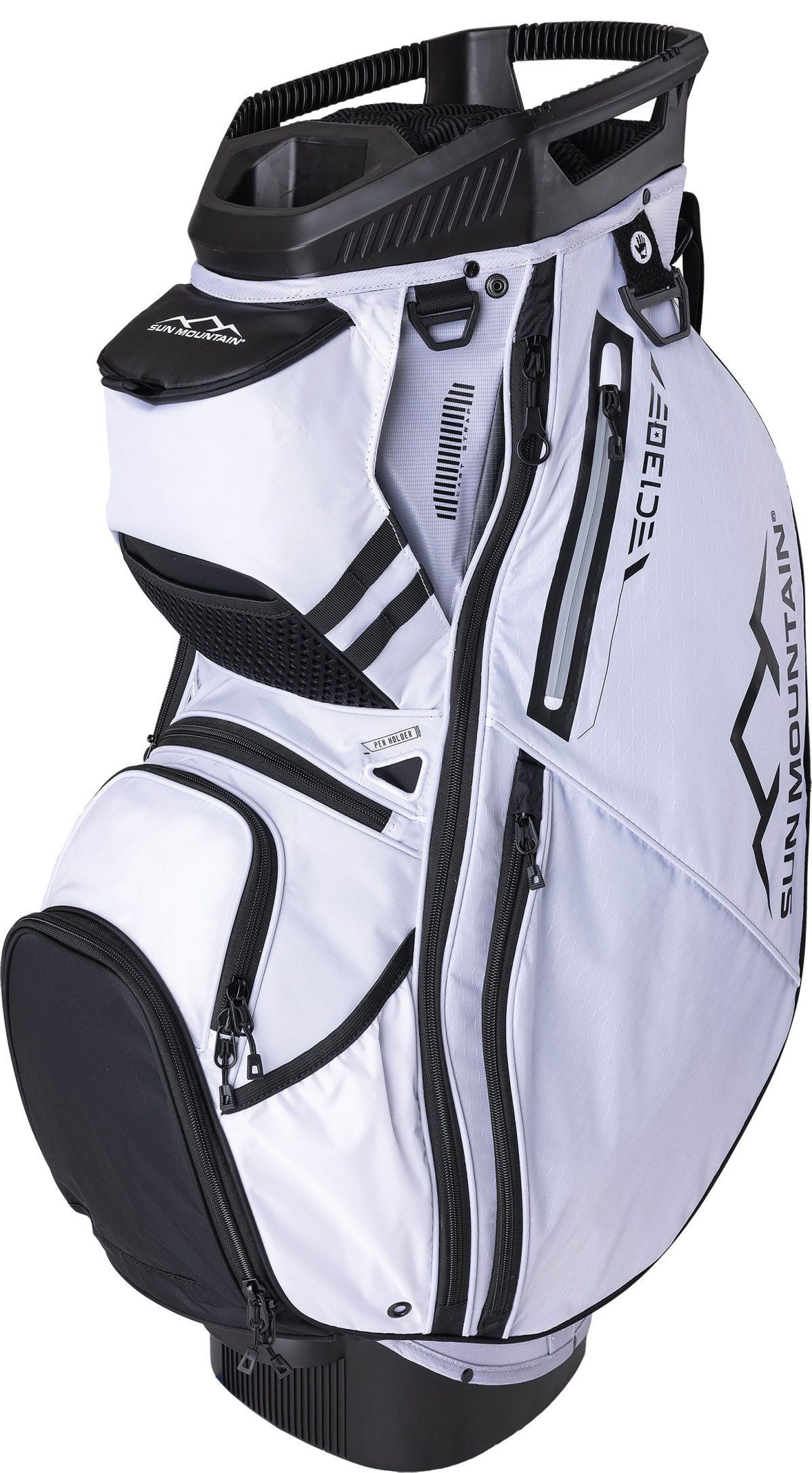 Sun Mountain Men's C-130 Cart Bag 2024 in White/Black