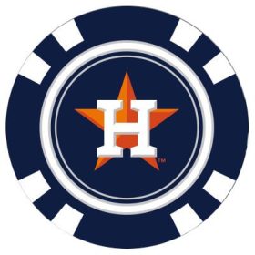 Team Golf Mlb Poker Chip Ball Marker in Houston Astros