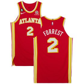 Trent Forrest Atlanta Hawks Game-Used #2 Red Jersey vs. Brooklyn Nets on March 31, 2023
