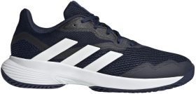 Adidas Men's CourtJam Control Tennis Shoes (Team Navy Blue/Cloud White/Cloud White)