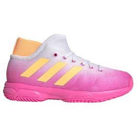 Adidas Unisex Youth Phenom Tennis Shoe (Screaming Pink/Acid Orange/White)