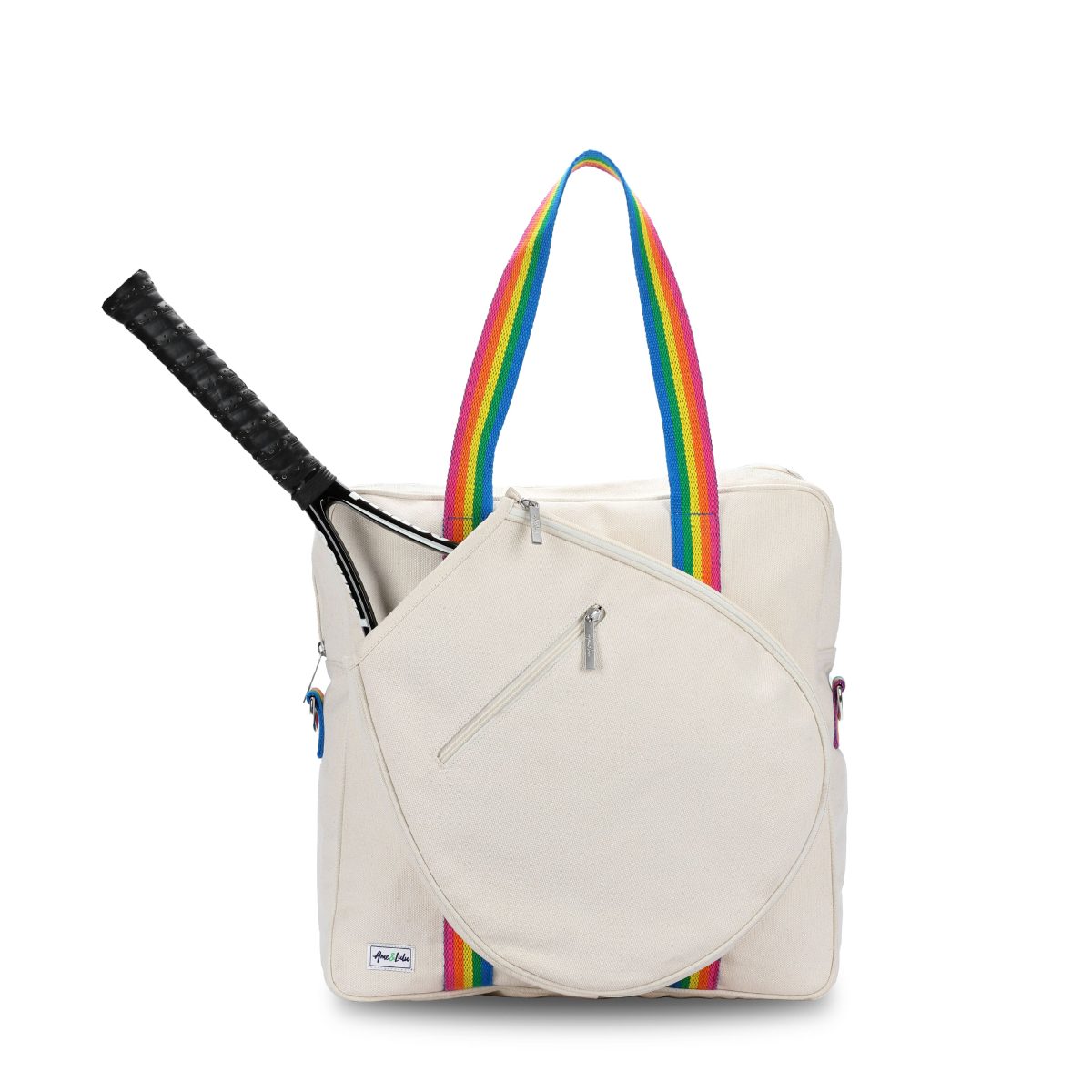 Ame & Lulu Hamptons Tennis Tour Bag (Rainbow Stripe)