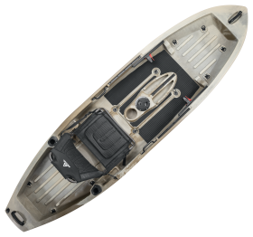 Ascend 10T Sit-On-Top Kayak with Enhanced Seating System - Desert Storm