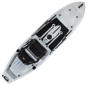 Ascend 10T Sit-On-Top Kayak with Enhanced Seating System - White/Black
