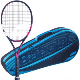 Babolat Boost Aero W + Blue Club Bag Tennis Starter Bundle