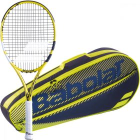 Babolat Boost Aero + Yellow Club Bag Tennis Starter Bundle