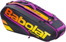 Babolat Pure Aero Rafa RH X6 Racquet Bag (Black/Orange/Purple)