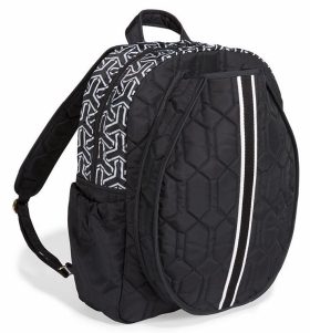 CindaB Tennis Backpack (Jet Set Black)