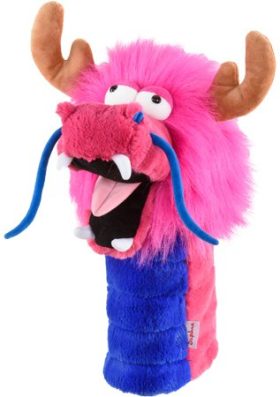 Daphne Headcovers Daphne Animal Driver Headcovers in Dragon/Pink