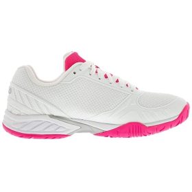 Fila Women's Volley Zone Pickleball Shoes (White/Knockout Pink/White)