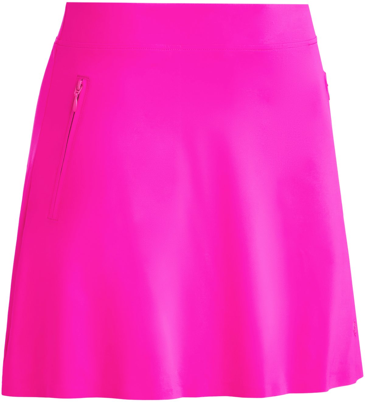 G/FORE Women's Silky Tech Nylon A-Line Golf Skort 2023, Nylon/Spandex in Day Glo Pink, Size XL