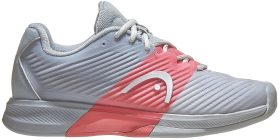 Head Women's Revolt Pro 4.0 Tennis Shoes (Grey/Coral)