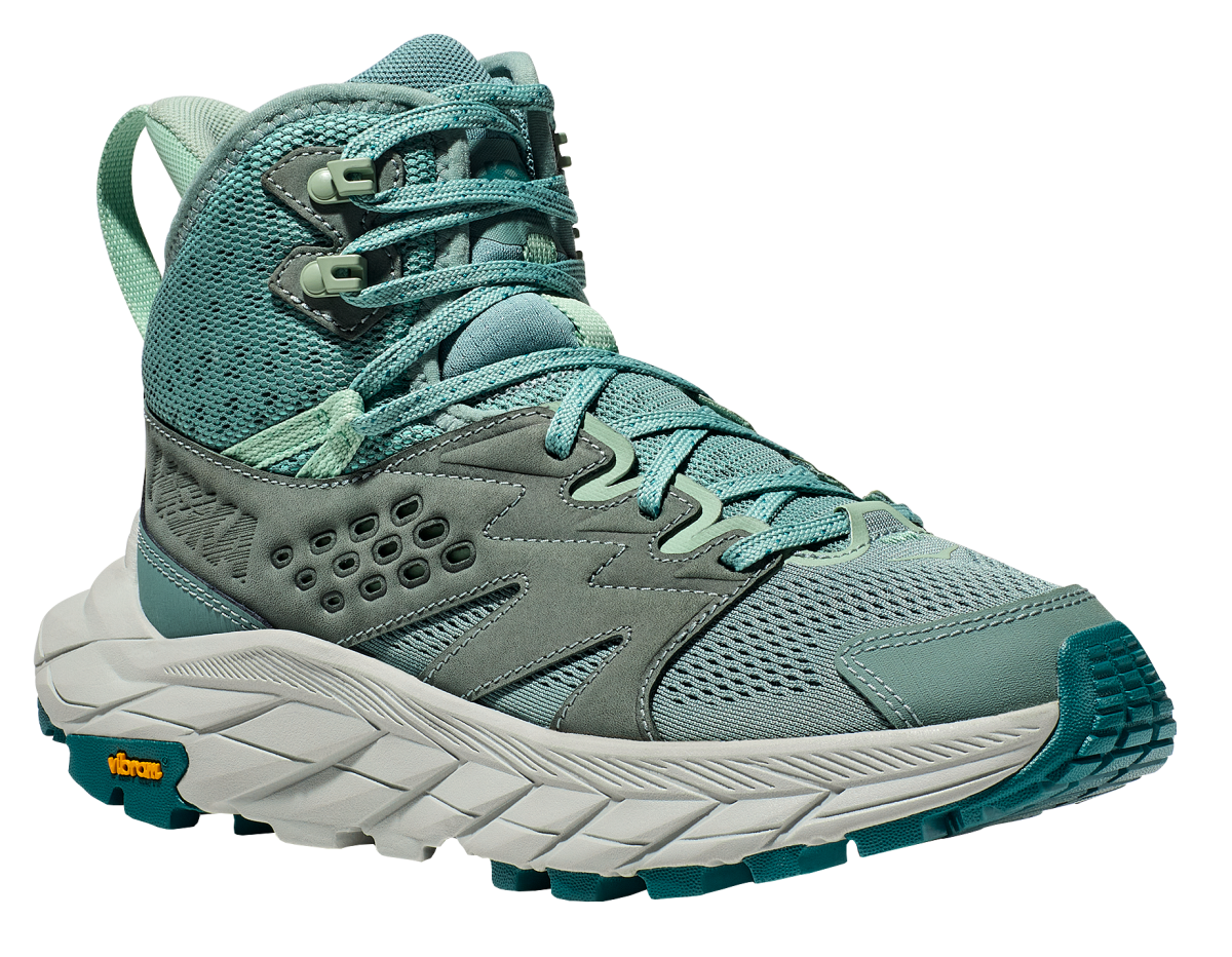 Hoka Anacapa Breeze Mid Hiking Boots for Ladies - Trellis/Mist Green - 6.5M