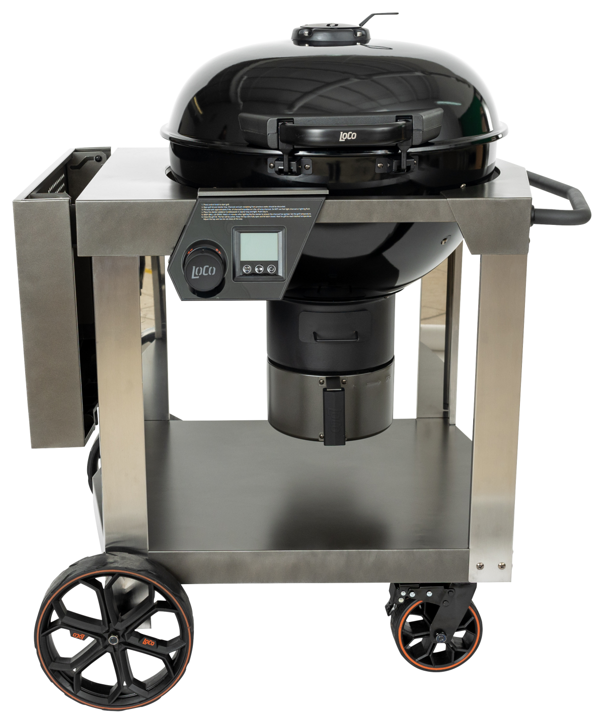 LoCo Cookers Kettle Charcoal Grill with Cart and SmartTemp