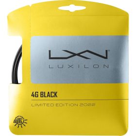 Luxilon 4G 125 Limited Edition Tennis String Black (Set)