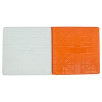 Rawlings Hollywood Impact Double First Base in White/Orange