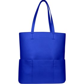 SportsChic Women's Vegan Maxi Tennis Tote Bag (Classic Blue)