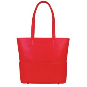 SportsChic Women's Vegan Midi Pickleball Tote Bag (Red)